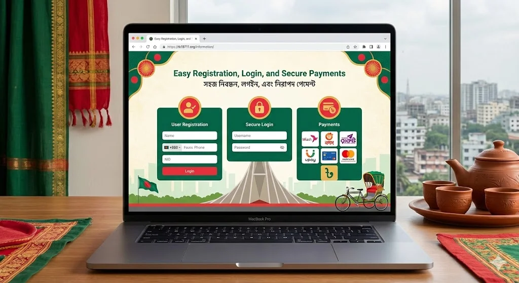 Easy Registration, Login, and Secure Payments